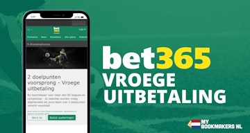 Bet365 vroege uitbetaling bonus