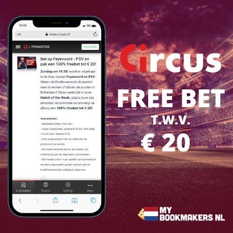 Circus free bet feyenoord psv 1