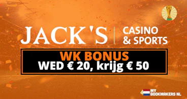 Jacks WK Welkomstbonus