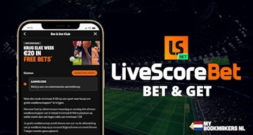 Live Score Bet and Get free bet bonus