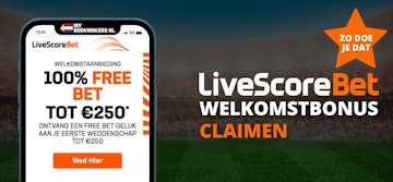 Live Score Bet welkomstbonus claimen 1