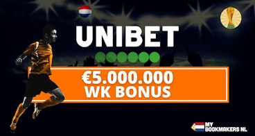 Unibet 5 miljoen wk bonus