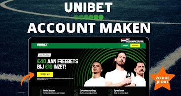 Unibet account aanmaken how to 1