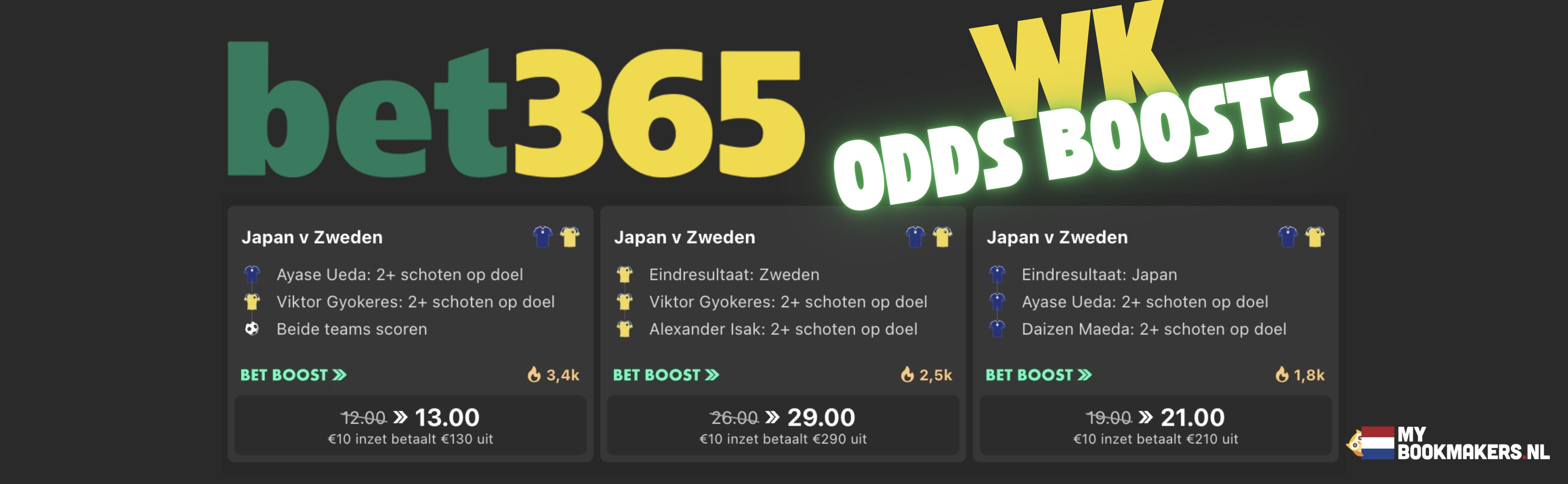 Bet365 wk odds boosts