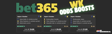 Bet365 wk odds boosts