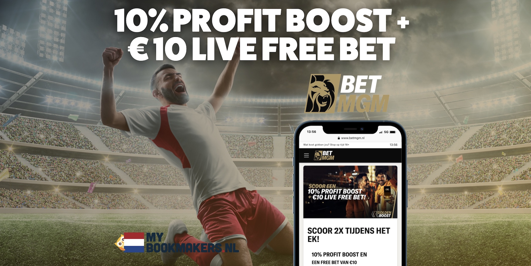 Betmgm profit boost free bet