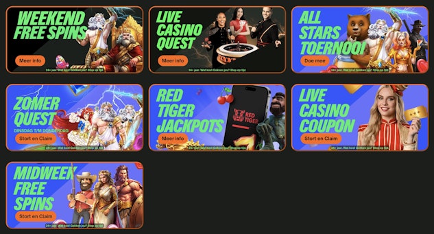 Comeon Casino Promoties