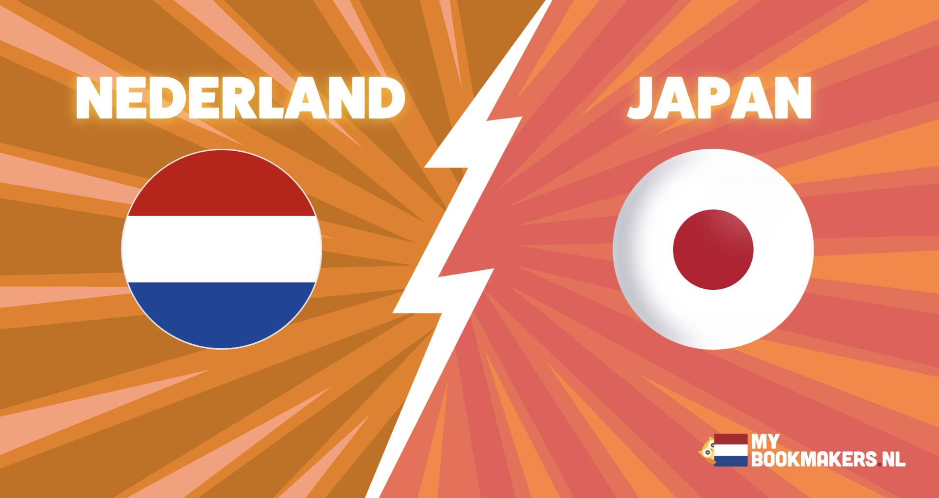 Nederland vs japan