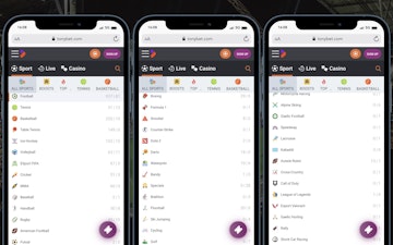 Tonybet sport aanbod