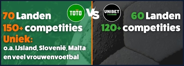 Toto of unibet voetbal
